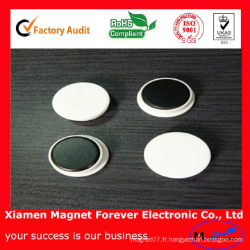 Hot Sale Round Plastic Whiteboard Ferrite Magnet Button